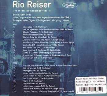 2CD Rio Reiser: Live In Der Seelenbinder-Halle Berlin/ DDR 1988