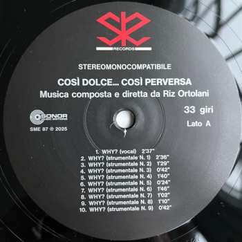 LP Riz Ortolani: Così Dolce... Così Perversa (Original Motion Picture Soundtrack)