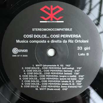 LP Riz Ortolani: Così Dolce... Così Perversa (Original Motion Picture Soundtrack)