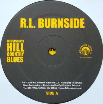 LP R.L. Burnside: Mississippi Hill Country Blues LTD