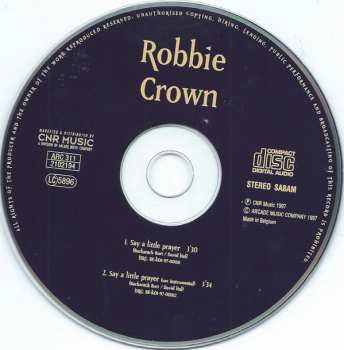 CD Robbie Crown: Say A Little Prayer