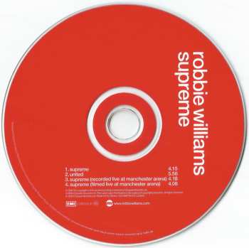 CD Robbie Williams: Supreme