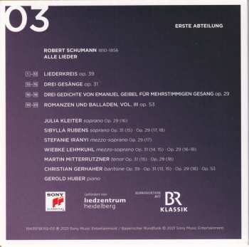 11CD/Caja Robert Schumann: Alle Lieder