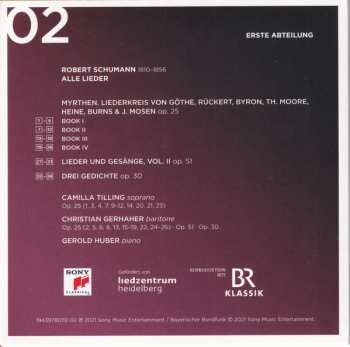 11CD/Caja Robert Schumann: Alle Lieder
