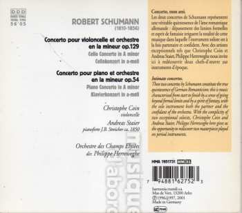 CD Robert Schumann: Concertos Pour Violoncelle / Pour Piano 