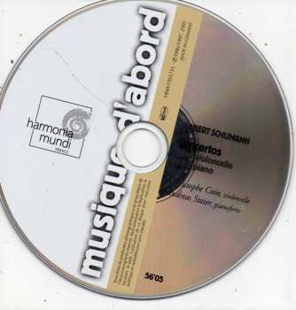 CD Robert Schumann: Concertos Pour Violoncelle / Pour Piano 