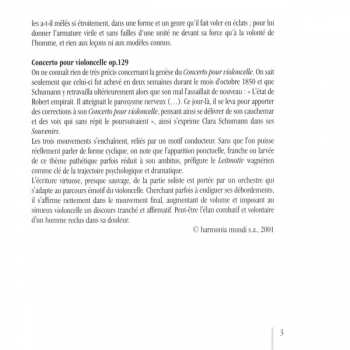 CD Robert Schumann: Concertos Pour Violoncelle / Pour Piano 