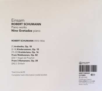 CD Robert Schumann: Einsam (Piano Works)