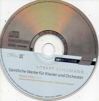 CD Robert Schumann: Sämtliche Werke Für Klavier Und Orchester 