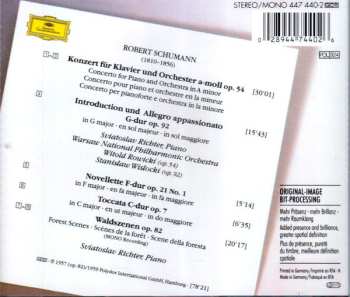 CD Robert Schumann: Klavierkonzert = Piano Concerto · Introduction & Allegro Appassionato · Waldszenen · Novellette No. 1 · Toccata