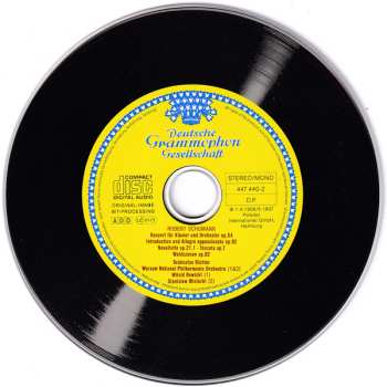 CD Robert Schumann: Klavierkonzert = Piano Concerto · Introduction & Allegro Appassionato · Waldszenen · Novellette No. 1 · Toccata