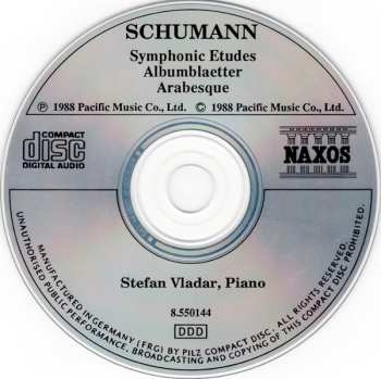 CD Robert Schumann: Symphonic Etudes