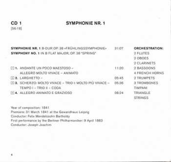 2SACD Robert Schumann: Symphonien 1–4
