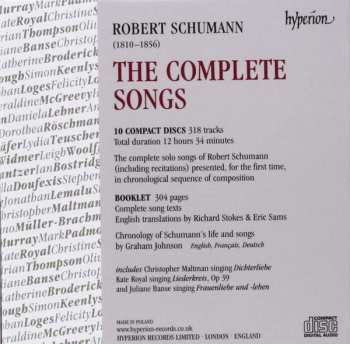 10CD Robert Schumann: The Complete Songs