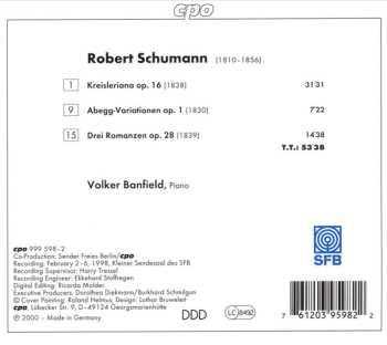 CD Robert Schumann: Kreisleriana • Abegg-Variationen • Romanzen