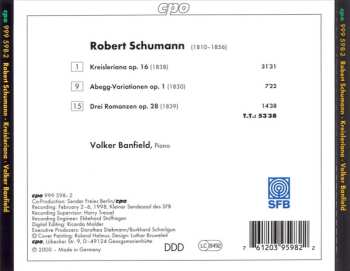 CD Robert Schumann: Kreisleriana • Abegg-Variationen • Romanzen