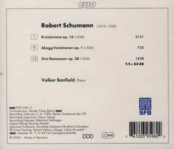 CD Robert Schumann: Kreisleriana • Abegg-Variationen • Romanzen