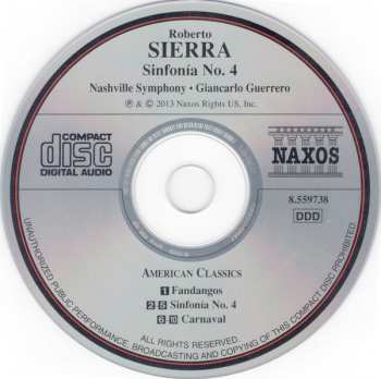CD Giancarlo Guerrero: Sinfonia No. 4: Fandangos - Carnaval