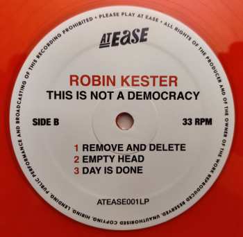 LP Robin Kester: This Is Not A Democracy LTD | CLR
