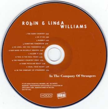 CD Robin & Linda Williams: In The Company Of Strangers