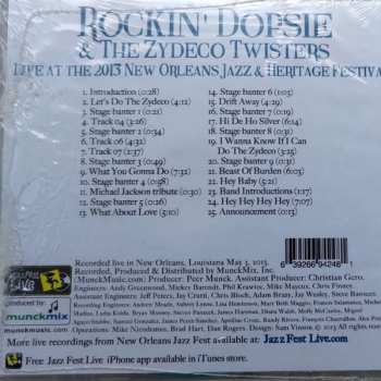 CD Rockin' Dopsie Jr. & The Zydeco Twisters: Live At The 2013 New Orleans Jazz & Heritage Festival