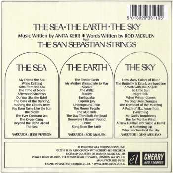 3CD/Caja Rod McKuen: The Sea · The Earth · The Sky
