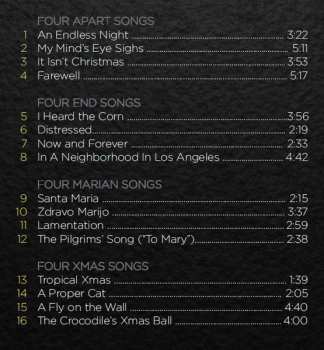 CD Roger Bourland: Four Quartets Of Songs & Arias