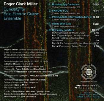 CD Roger Miller: Curiosity For Solo Electric Guitar Ensemble