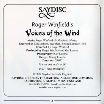 CD Roger Winfield: Voices Of The Wind