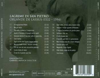 CD Gallicantus: Lagrime Di San Pietro