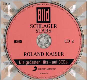 3CD Roland Kaiser: Bild Schlagerstars - Die Grössten Hits Auf 3CDs! DIGI