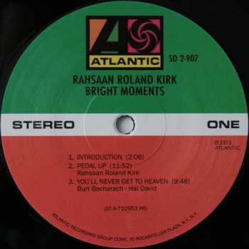 2LP Roland Kirk: Bright Moments LTD