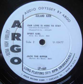 CD Roland Kirk: Introducing Roland Kirk