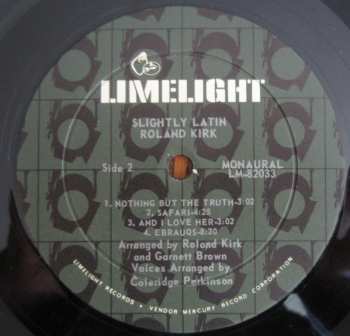 CD Roland Kirk: Slightly Latin