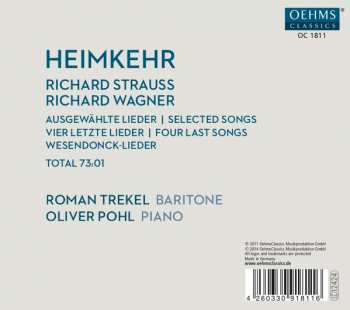 CD Roman Trekel: Heimkehr: Lieder von Wagner Und Strauss  