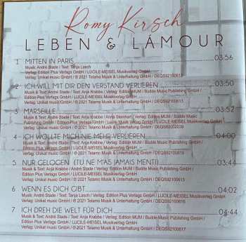 CD Romy Kirsch: Leben & L'Amour