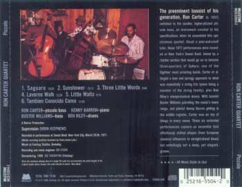 CD Ron Carter Quartet: Piccolo