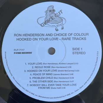 LP Ron Henderson: Hooked On Your Love Rare Tracks LTD