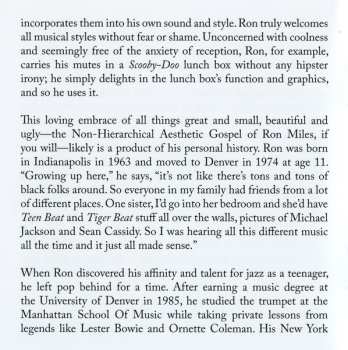 CD Ron Miles: I Am A Man