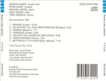 CD Ronnie Cuber: N.Y. Cats