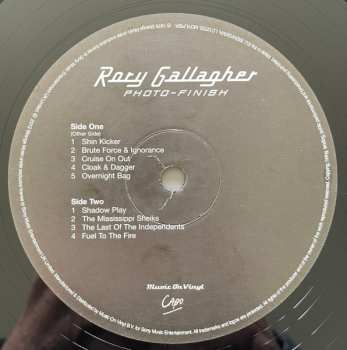 LP Rory Gallagher: Photo-Finish