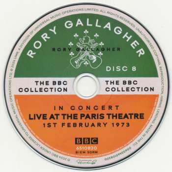 18CD/Caja/2Blu-ray Rory Gallagher: The BBC Collection DLX