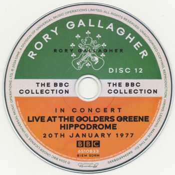 18CD/Caja/2Blu-ray Rory Gallagher: The BBC Collection DLX
