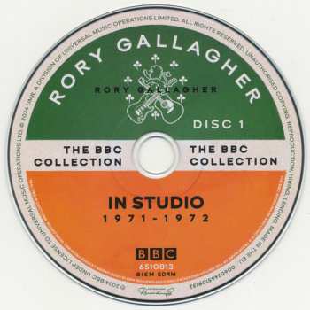 18CD/Caja/2Blu-ray Rory Gallagher: The BBC Collection DLX