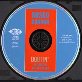 CD Rosco Gordon: Bootin' (The Best Of RPM Years)