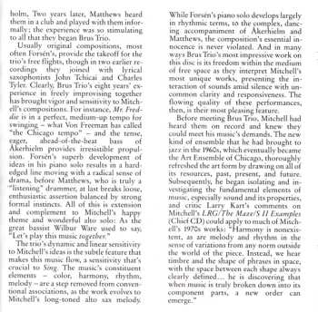 CD Roscoe Mitchell: After Fallen Leaves