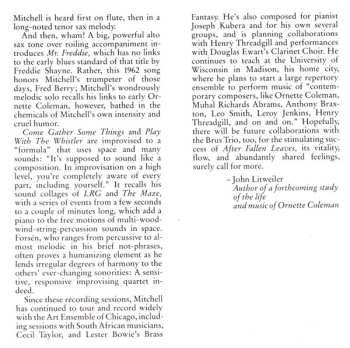 CD Roscoe Mitchell: After Fallen Leaves