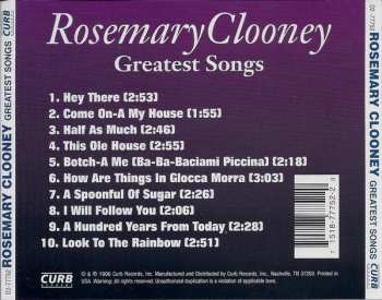 CD Rosemary Clooney: Greatest Songs
