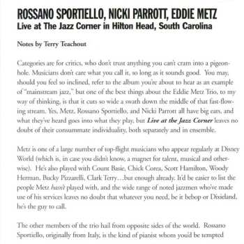 CD Nicki Parrott: Live At The Jazz Corner