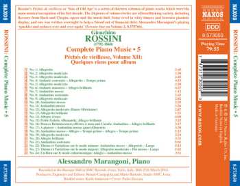 CD Gioacchino Rossini: Complete Piano Music • 5